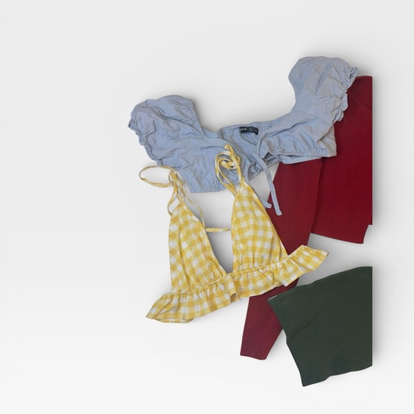 SMALL BUNDLE 18 Total Tops Going Out Crop Tops Misc Brands Brandy Melville SHEIN - Picture 5 of 11